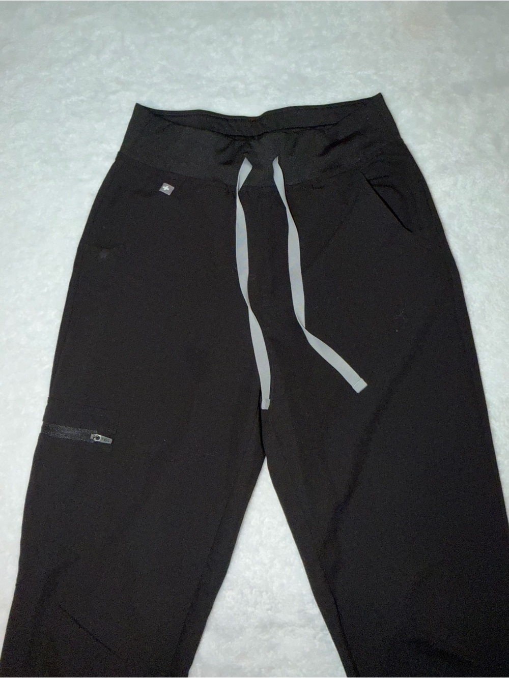Figs Zamora Black Jogger Pants